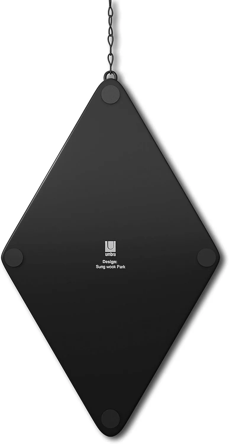 Umbra Dima Mirrors, Set of 3, Trio of Decorative Mirrors for Wall — Apartment Décor/Wall Art, Available in Black