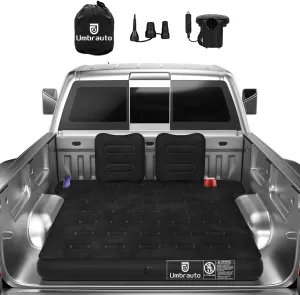 Umbrauto Truck Bed Air Mattress for 5.5-5.8ft Full Size Short Bed, Inflatable Pickup Airbed with Pump for Outdoor Travel