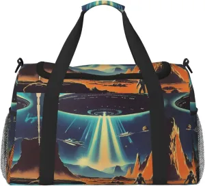 Universe Planet print Weekender Overnight Carry On Bag Gym Luggage Bag Duffel Bag for Travel Women
