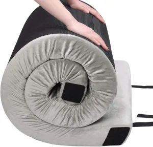 Upgraded Memory Foam Sleeping Mats for Camping Portable Foldable Car Mattress with Storage Bag & Sheet for Tsla Model Y Model 3