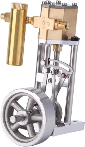 V1313 Engine Model Kits, Mini Vertical Steam-Powered Mechanical Engine Kit for Adults, Engine Motor Model Educational Physics Experiment STEM Model