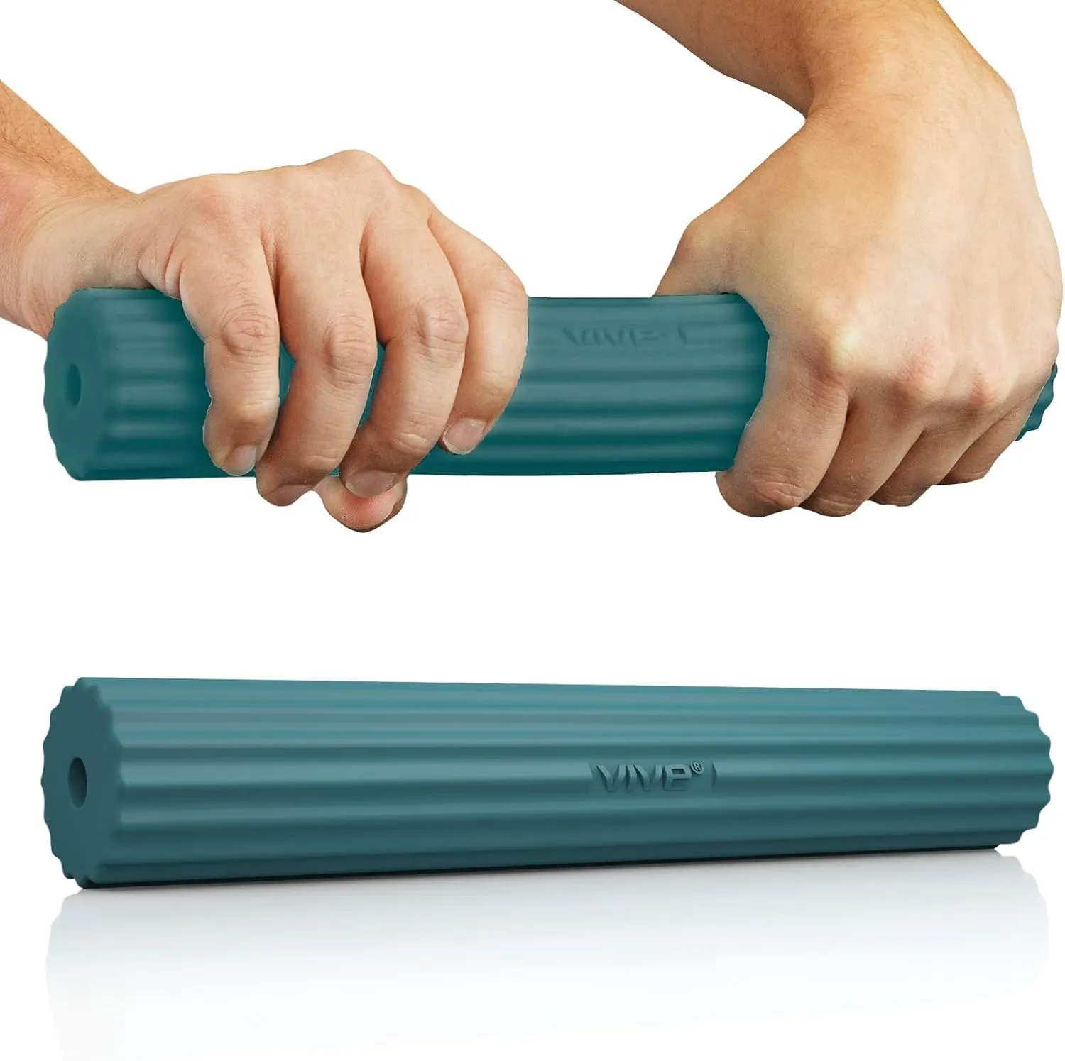 Vive Flex Therapy Bar for Tennis Elbow Relief - Physical Therapy Aid to Improve Tendonitis & Grip Strength - Resistance for Golfers, Hand, Epicondylitis, Equipment - Strengthens Wrists & Forearm