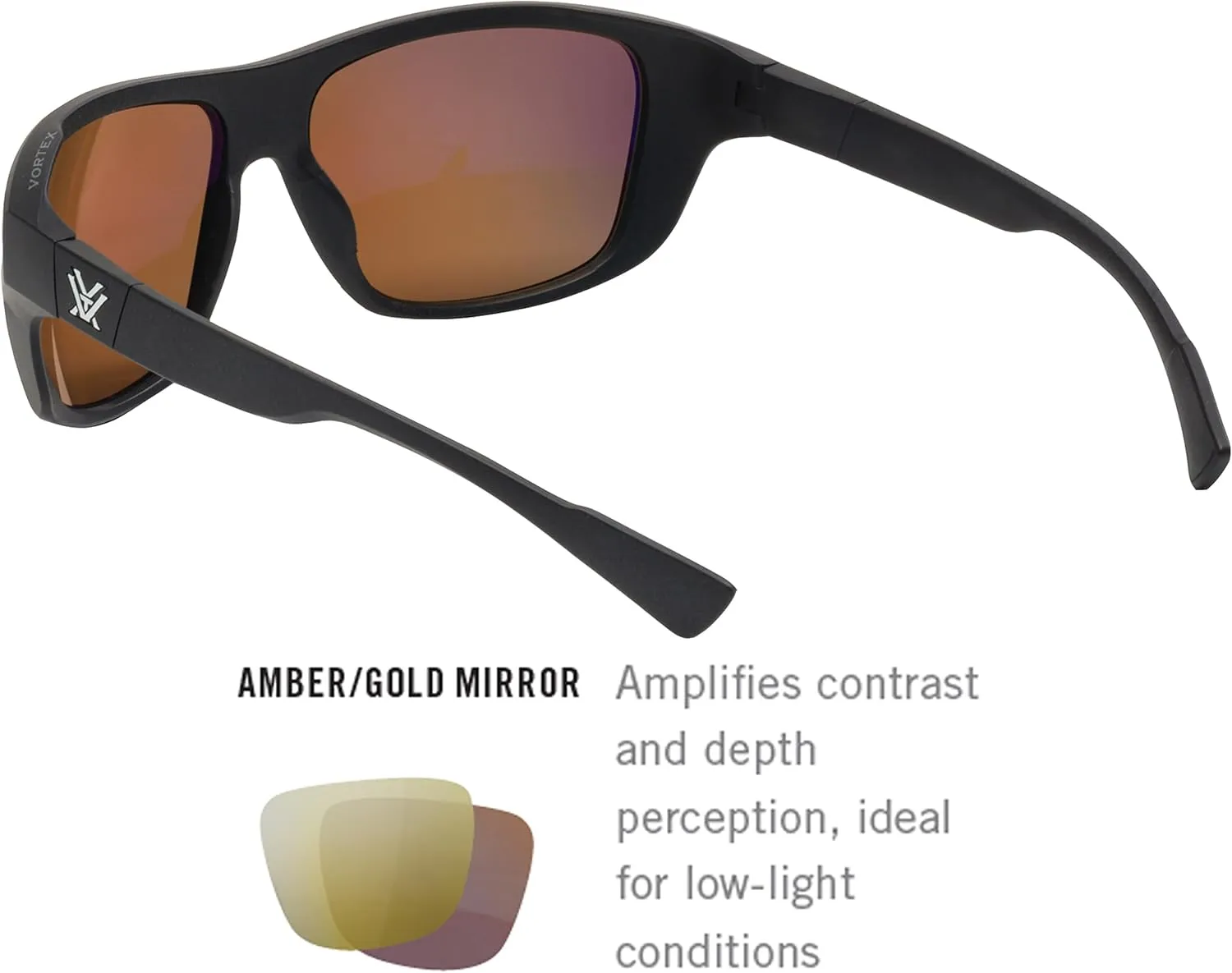Vortex Optics Jackal Sunglasses | UV Protection, Polarized, Ballistic Rated | Unlimited, Unconditional Warranty