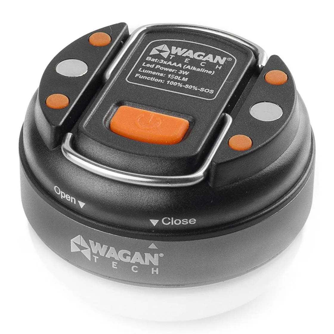 Wagan LED Brite-Nite Dome Lantern Flashlight for Camping, Hiking and Emergencies
