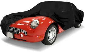 Waterproof Car Cover Replace for Ford Thunderbird 2002-2005, 210T All Weather Classic Car Covers with Zipper Door & Lock for Snow Rain Protection
