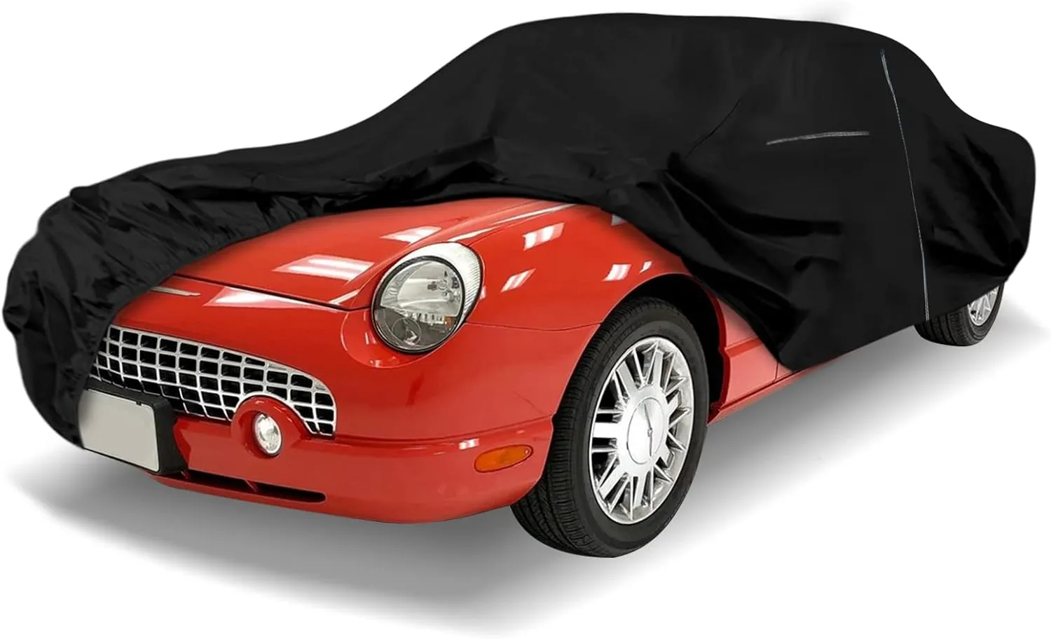 Waterproof Car Cover Replace for Ford Thunderbird 2002-2005, 210T All Weather Classic Car Covers with Zipper Door & Lock for Snow Rain Protection