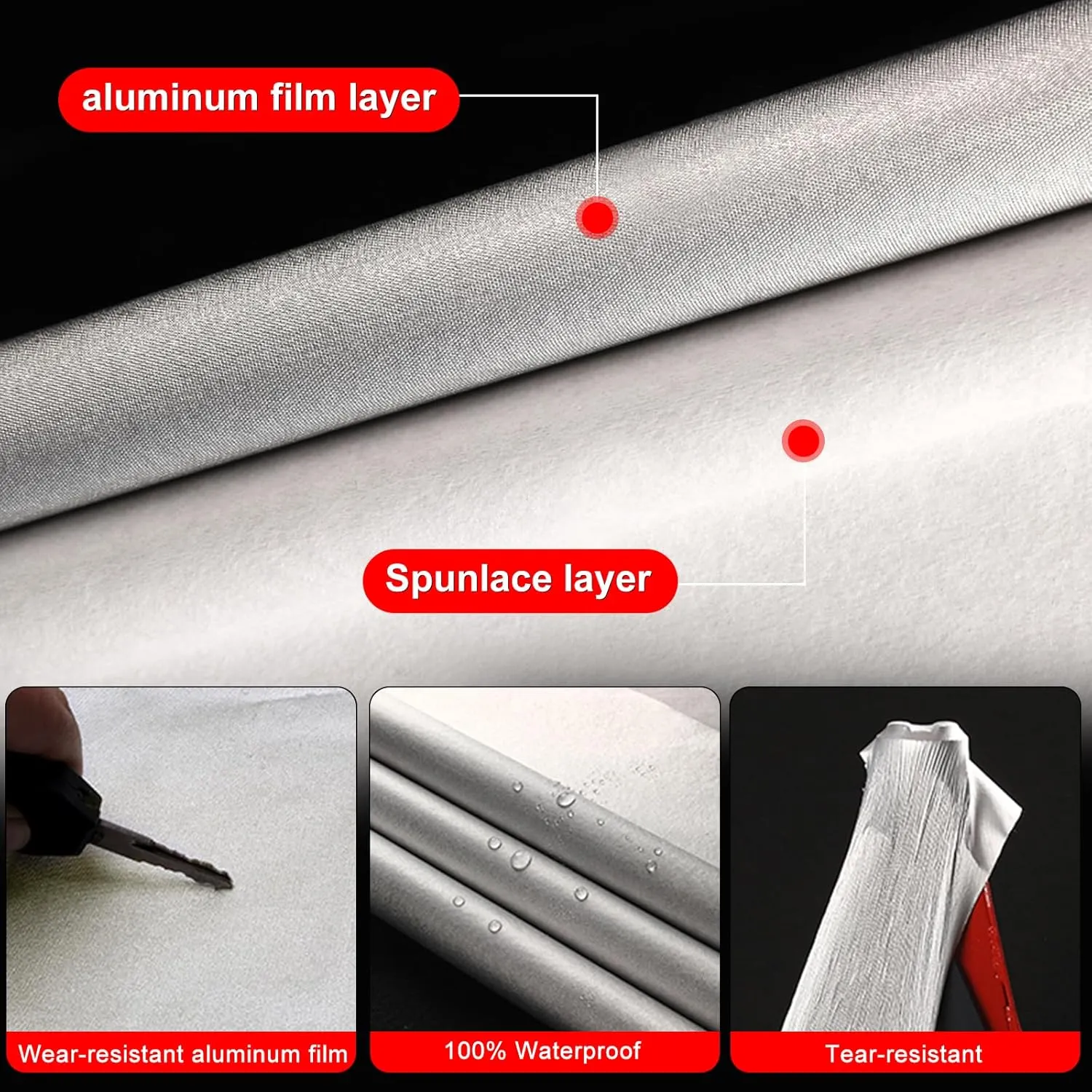 Waterproof Car Covers Replacement for 2010-2025 Porsche Panamera, 6 Layers All Weather Custom-fit Car Cover with Zipper Door & 18 Ponit Windproof Bands for Snow Rain Dust Hail Protection