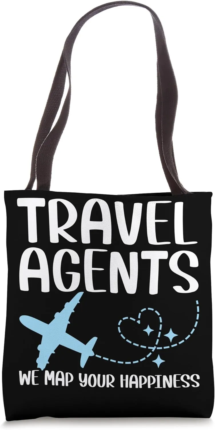 We Map Your Happiness - Travel Agent Tote Bag