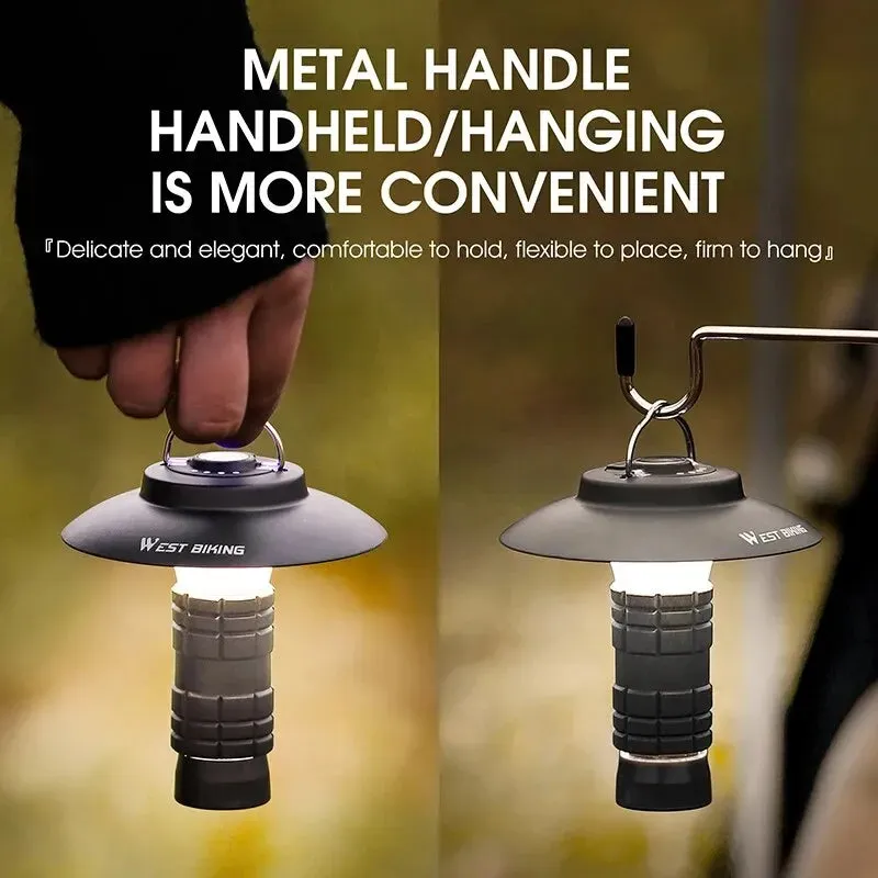 WEST BIKING Portable Camping Light 3 In