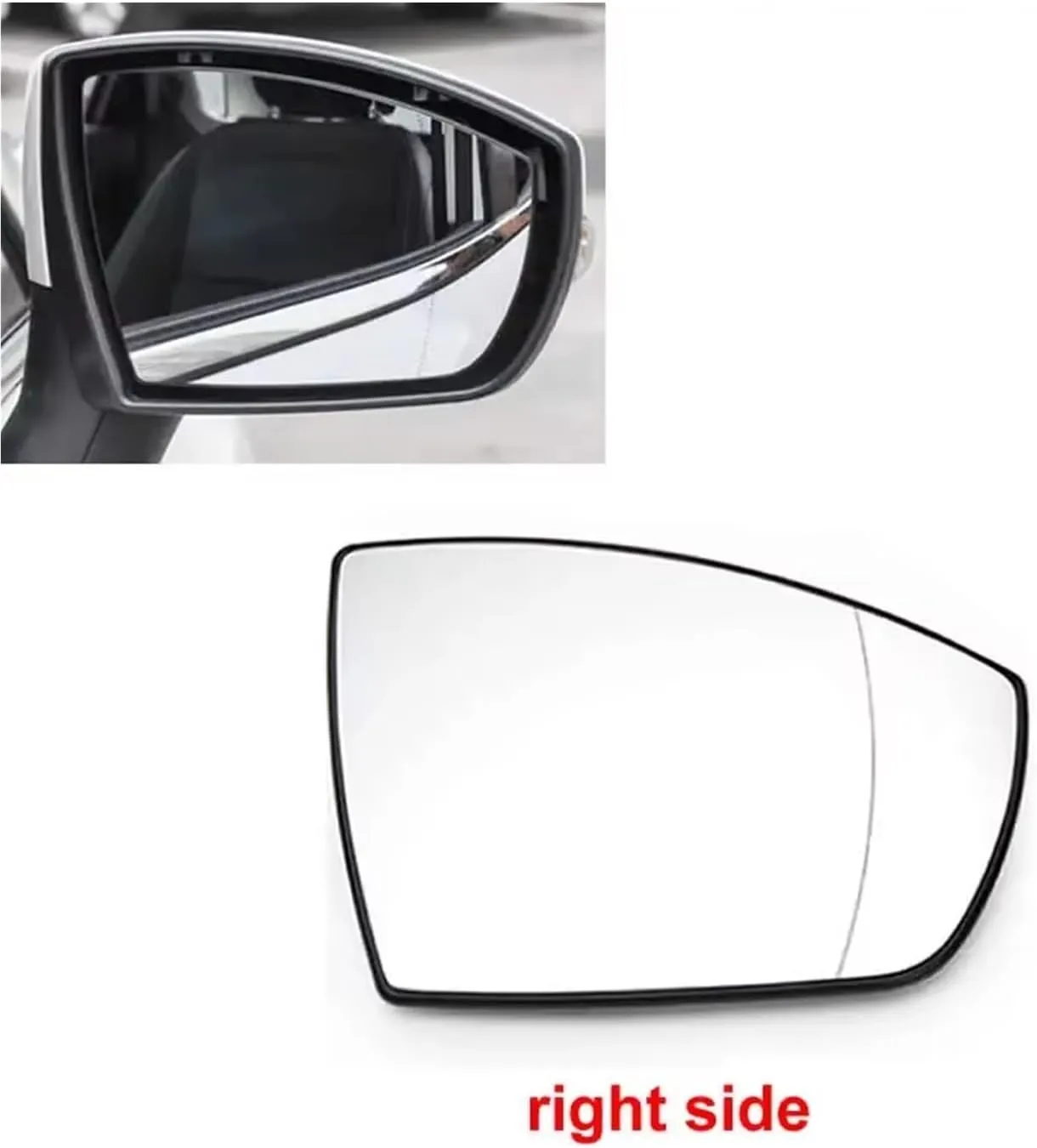 Wing Mirror Glass For Kuga 2013-2019 Car Accessories Exterior Side Mirrors Reflective Lens Rearview Mirror Lenses Glass With Heating
