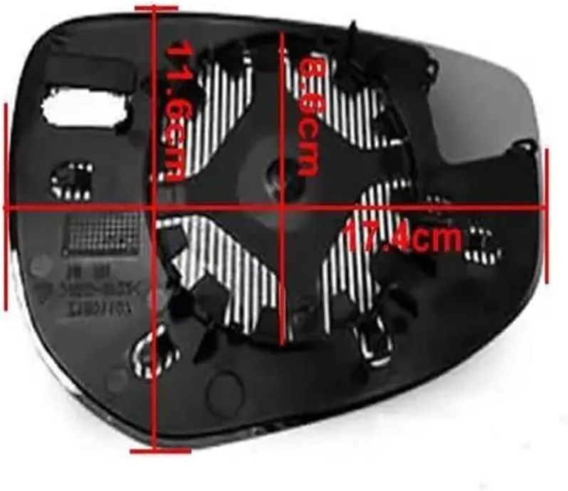 Wing Mirror Glass For Mazda 3 For Axela 2020-2023 Car Door Wing Rear View Mirrors Reflective Lens Rearview Mirror Lenses Glass