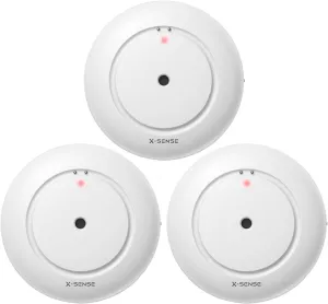 X-Sense Smart Water Leak Detector, Wi-Fi Water Sensor, an Accessory for SWS54 Water Sensor Kit, Single Pack, Model SWS51, 3-Pack