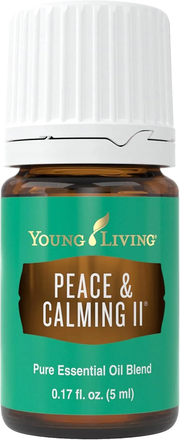 Young Living Peace & Calming II Essential Oil | 5ml | 100% Pure and Premium-Grade | Diffuser-Friendly | Comforting, Fresh Citrus Aroma | Promotes Peaceful Meditation