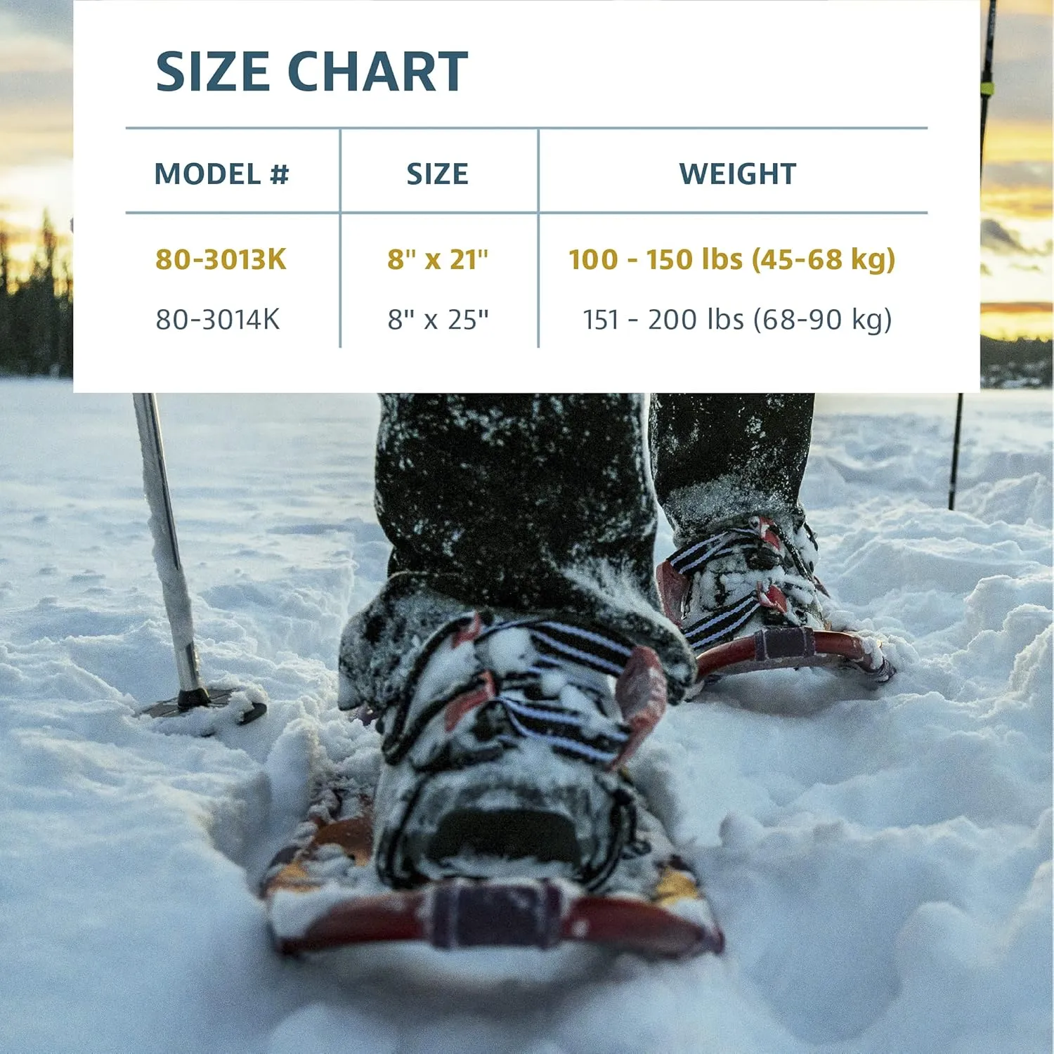 Yukon Charlie's Advanced Float Women's Snowshoe, Various Sizes