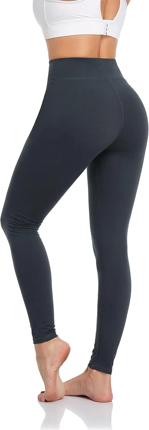 ZENEX High Waisted Leggings for Women Ultra Soft Workout Yoga Pants Athletic Running Leggings